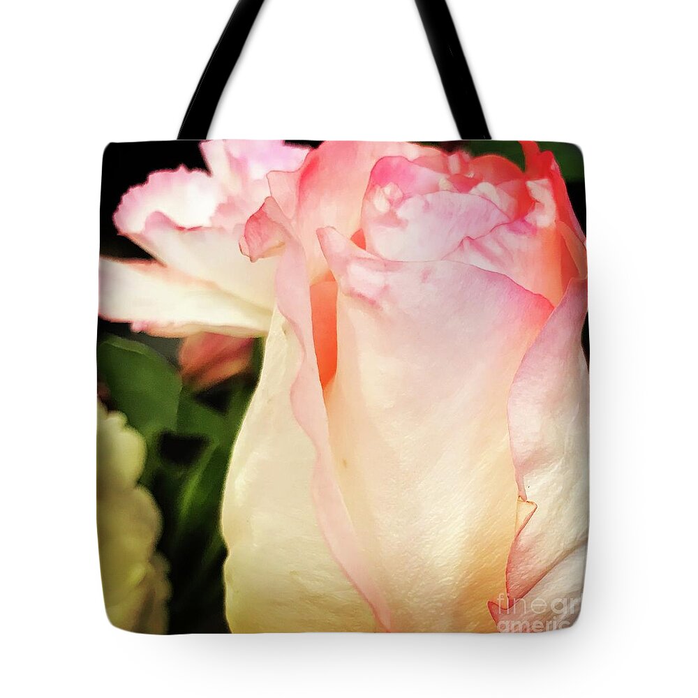 Pink Tote Bag featuring the photograph Rose #6 by Deena Withycombe