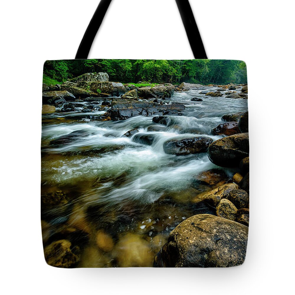 Williams River Tote Bag featuring the photograph Williams River #6 by Thomas R Fletcher