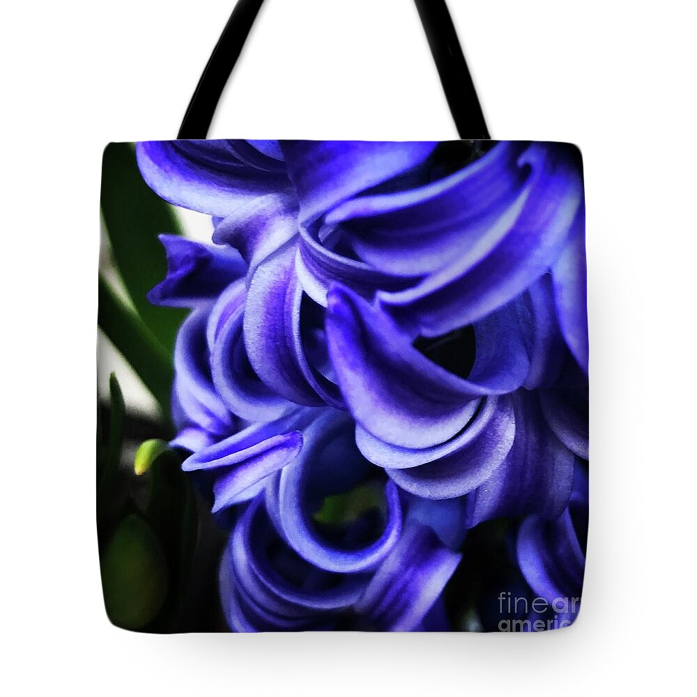 Hyacinth Tote Bag featuring the photograph Flowers by Deena Withycombe
