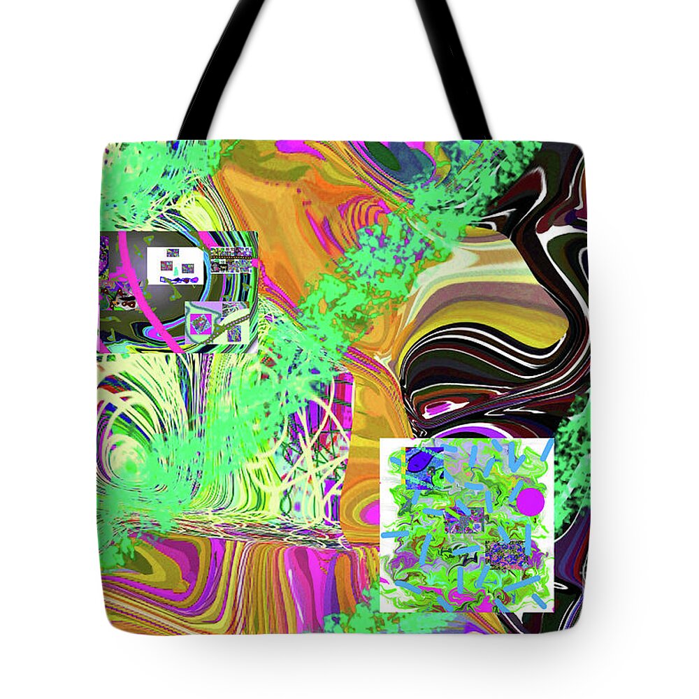 Walter Paul Bebirian Tote Bag featuring the digital art 7-15-2015babcdef by Walter Paul Bebirian