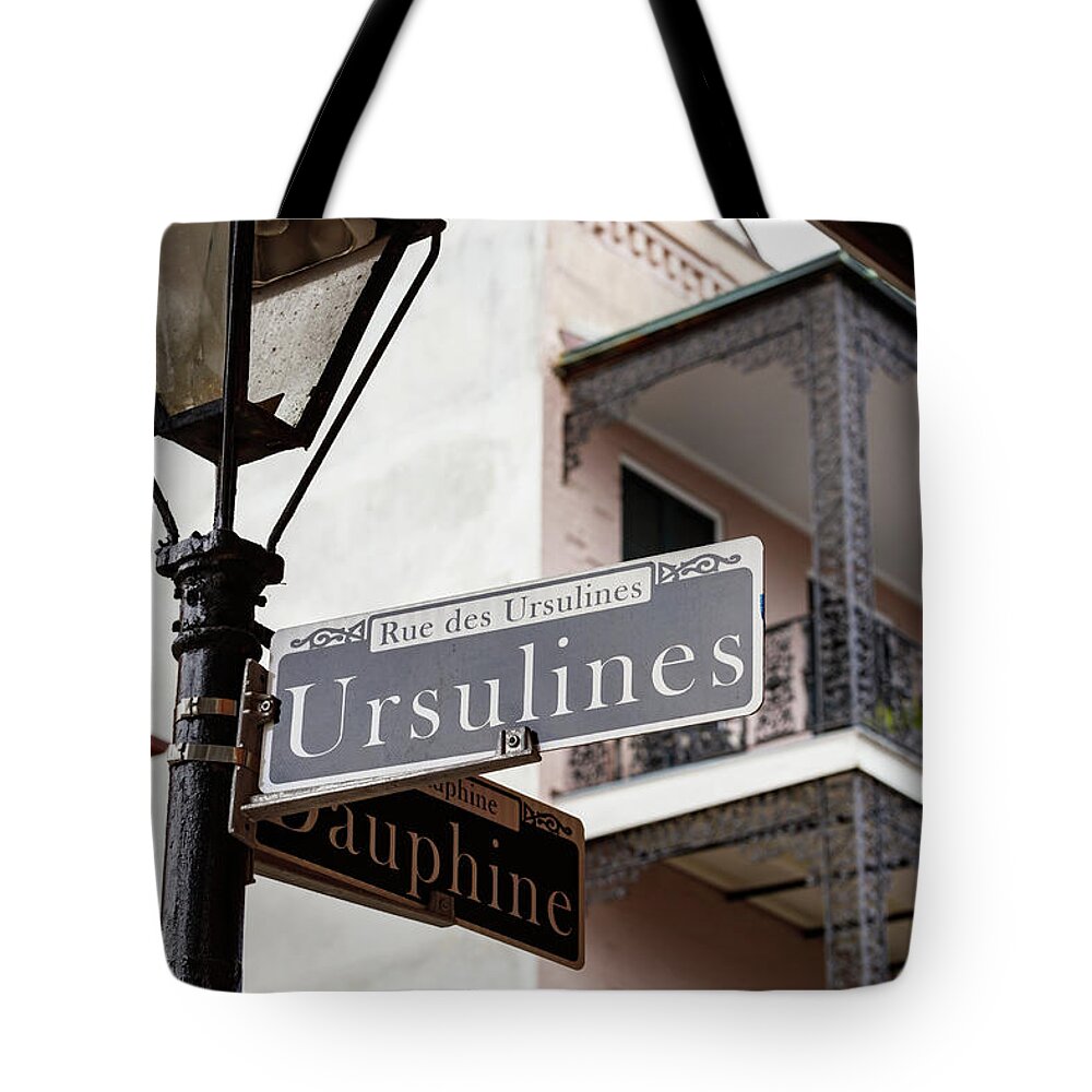 Bourbon Street Tote Bag featuring the photograph French Quarter Cityscape #7 by Raul Rodriguez