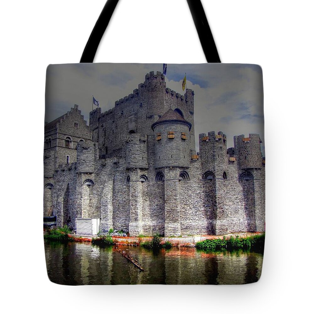 Ghent Belgium Tote Bag featuring the photograph Ghent BELGIUM by Paul James Bannerman