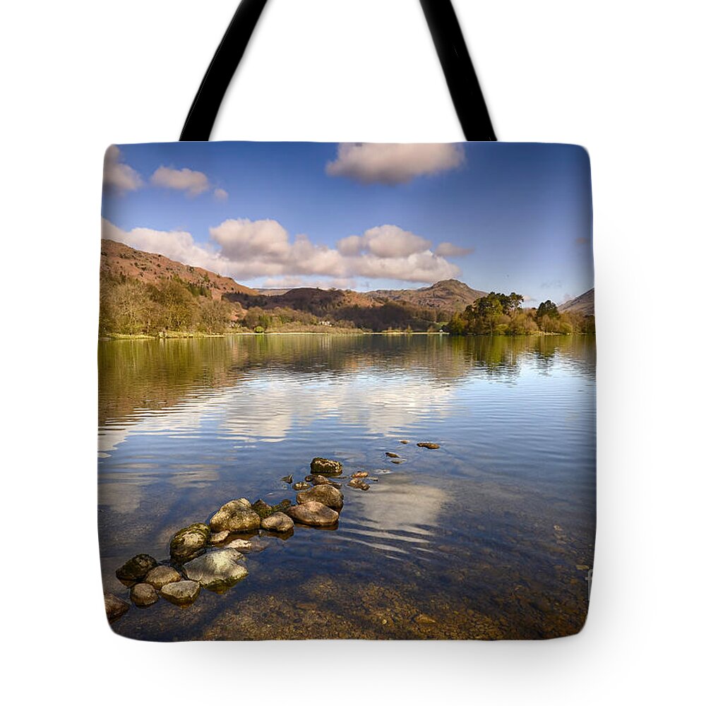 Grasmere Tote Bag featuring the photograph Grasmere by Smart Aviation