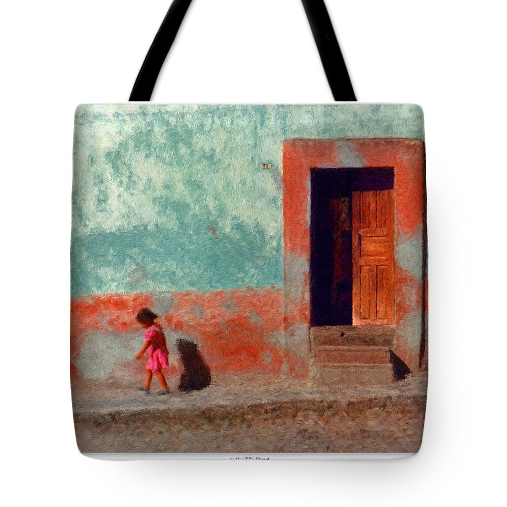 International Tote Bag featuring the painting 71 Cordilla Street by Lar Matre