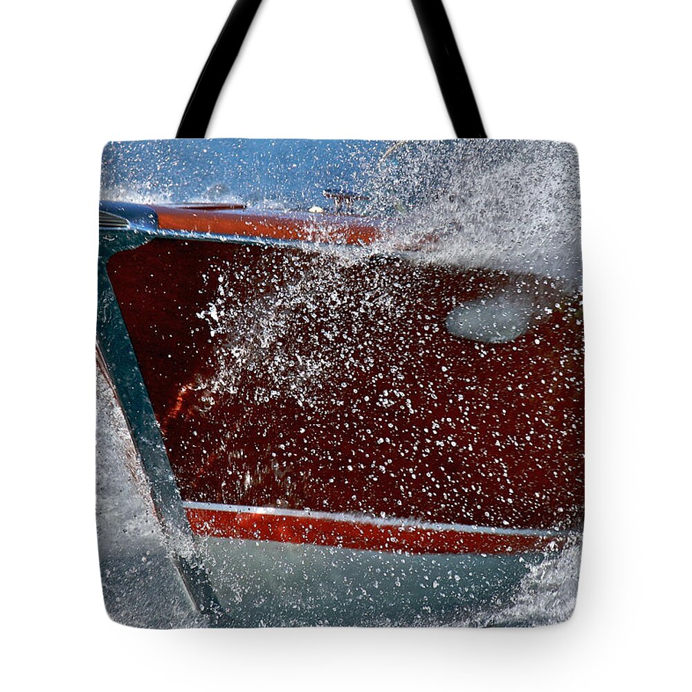 Riva Tote Bag featuring the photograph Riva Aquarama #62 by Steven Lapkin