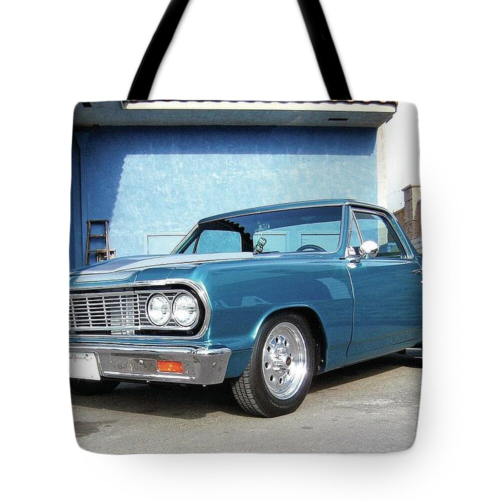 Chevrolet Tote Bag featuring the photograph Chevrolet #8 by Jackie Russo