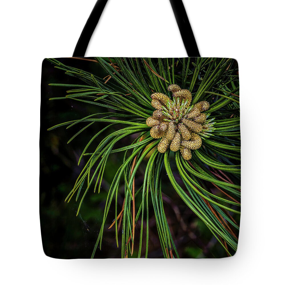 Macro Tote Bag featuring the photograph Flowers #8 by Elmer Jensen