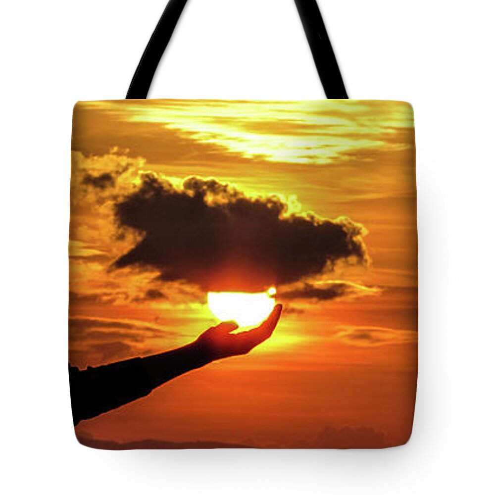 Sunset Tote Bag featuring the photograph Sunset #8 by Cesar Vieira