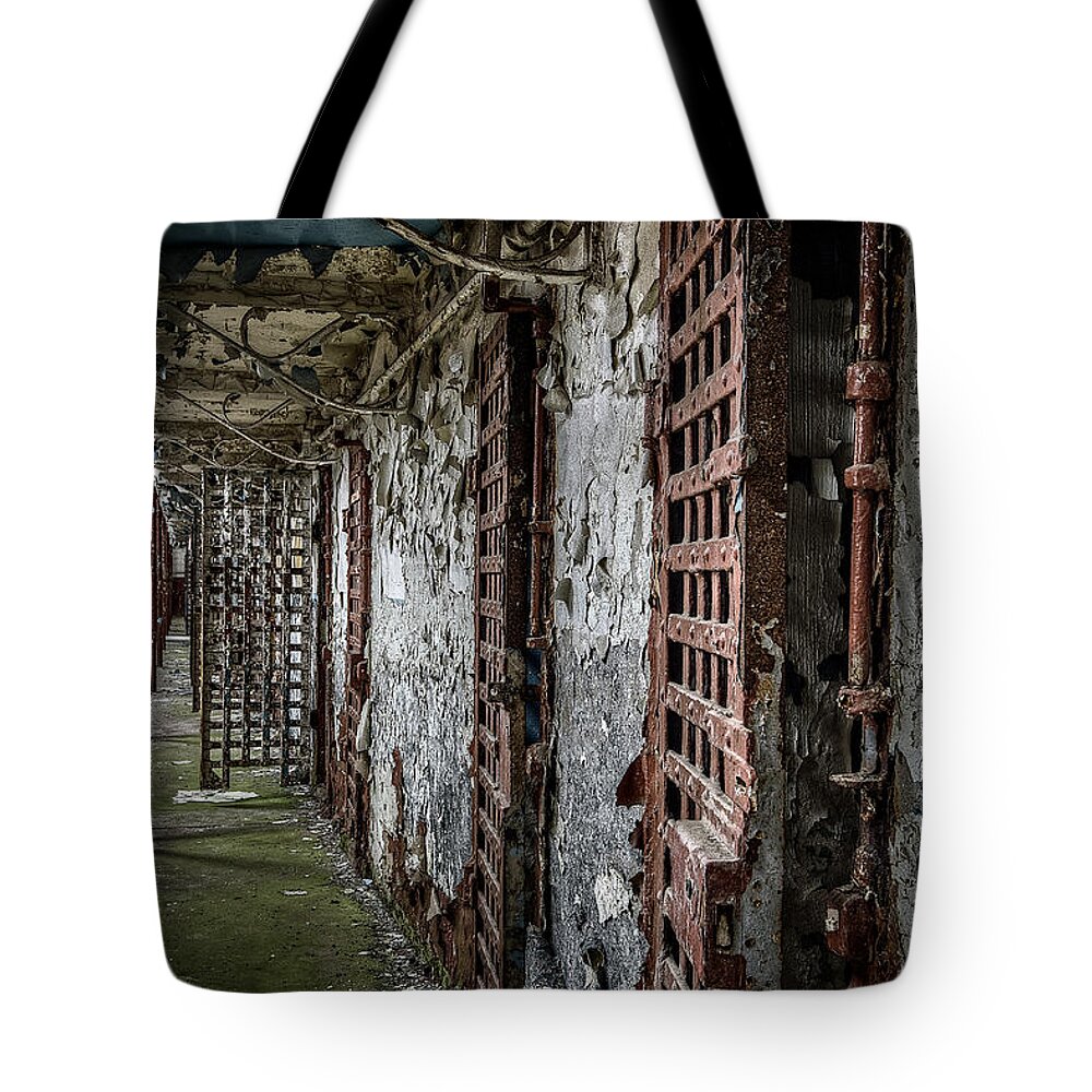 Adult Tote Bag featuring the photograph Tennessee State Penitentiary #8 by Brett Engle