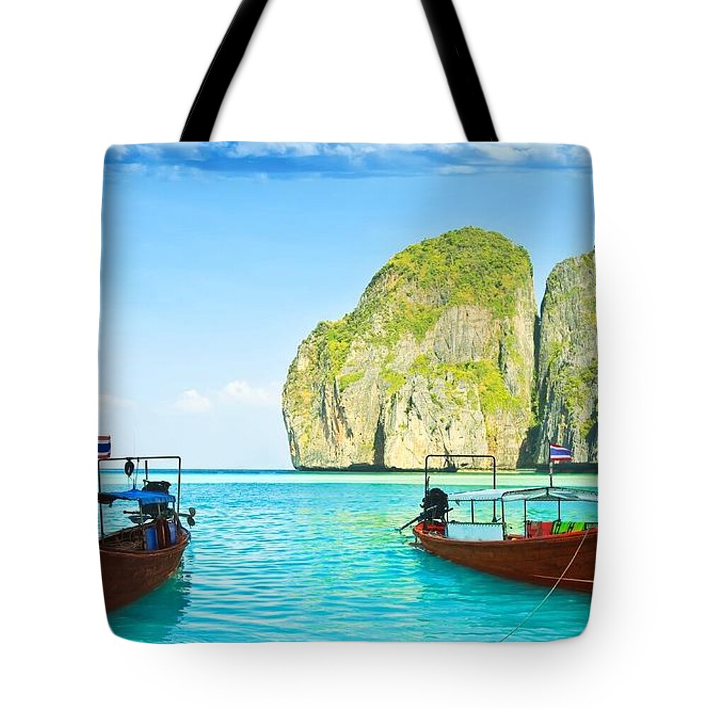 Boat Tote Bag featuring the photograph Boat #9 by Mariel Mcmeeking