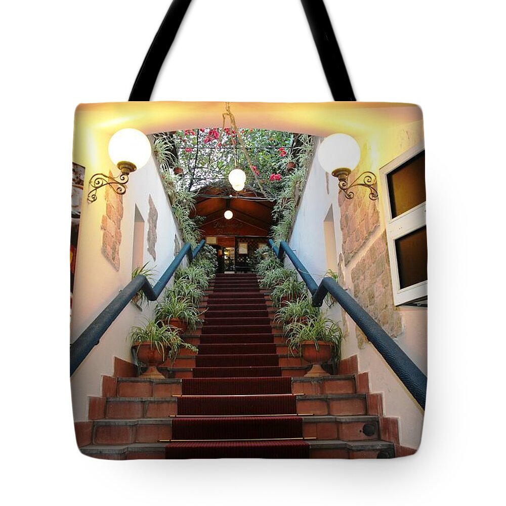 Amalfi Coast Tote Bag featuring the photograph Sorrento #11 by Donn Ingemie