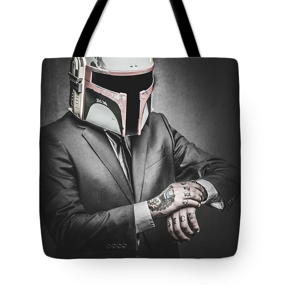 Star Wars Tote Bag featuring the photograph Star Wars Dressman #9 by Marino Flovent