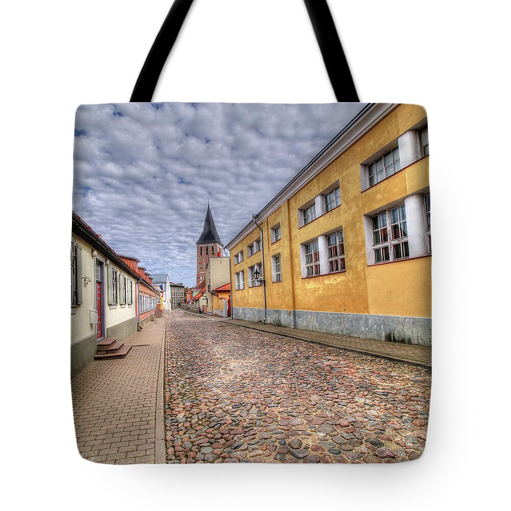 Tartu Estonia Tote Bag featuring the photograph Tartu Estonia by Paul James Bannerman