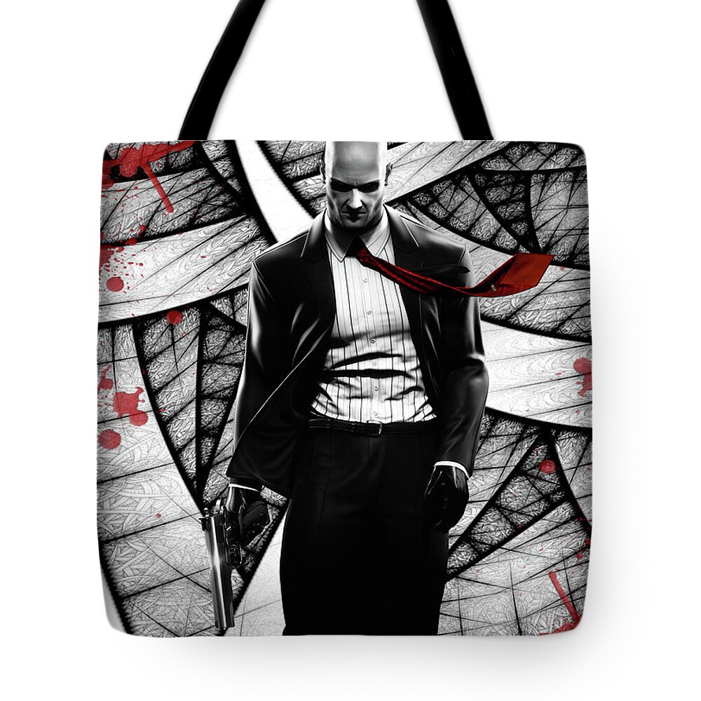 Video Game Tote Bag featuring the digital art Video Game #9 by Maye Loeser