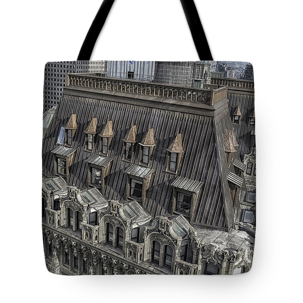 90 West Tote Bag featuring the photograph 90 West - West Street Building by Dyle Warren