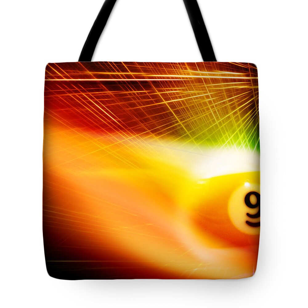 Pool Tote Bag featuring the digital art 9onFire by Draw Shots