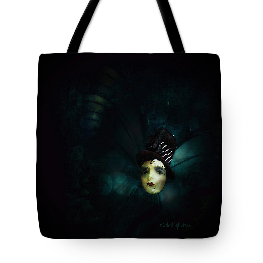 Doll Tote Bag featuring the digital art A Basement Apartment by Delight Worthyn