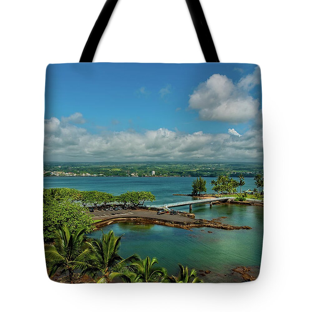 Christopher Holmes Photography Tote Bag featuring the photograph A Beautiful Day Over Hilo Bay by Christopher Holmes