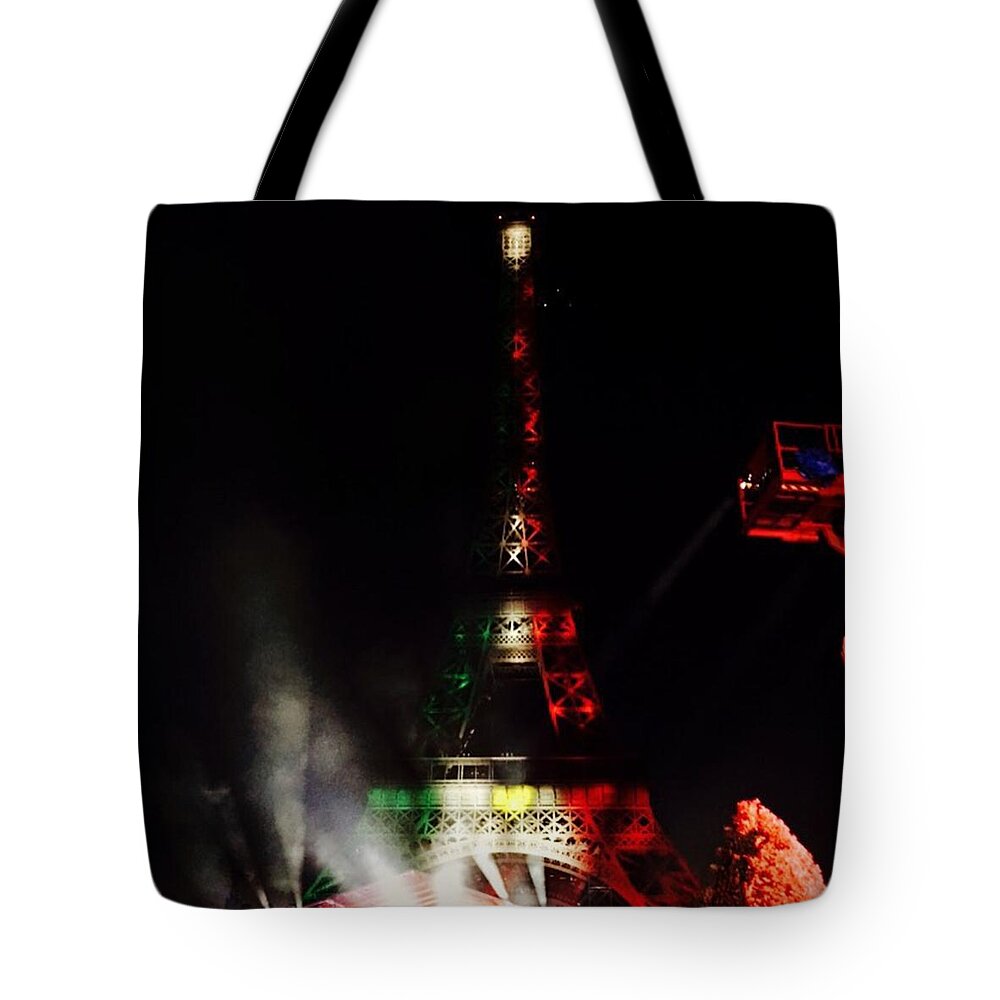 Beautiful Tote Bag featuring the photograph A #beautiful #mexican #eiffeltower by Christian Trejo