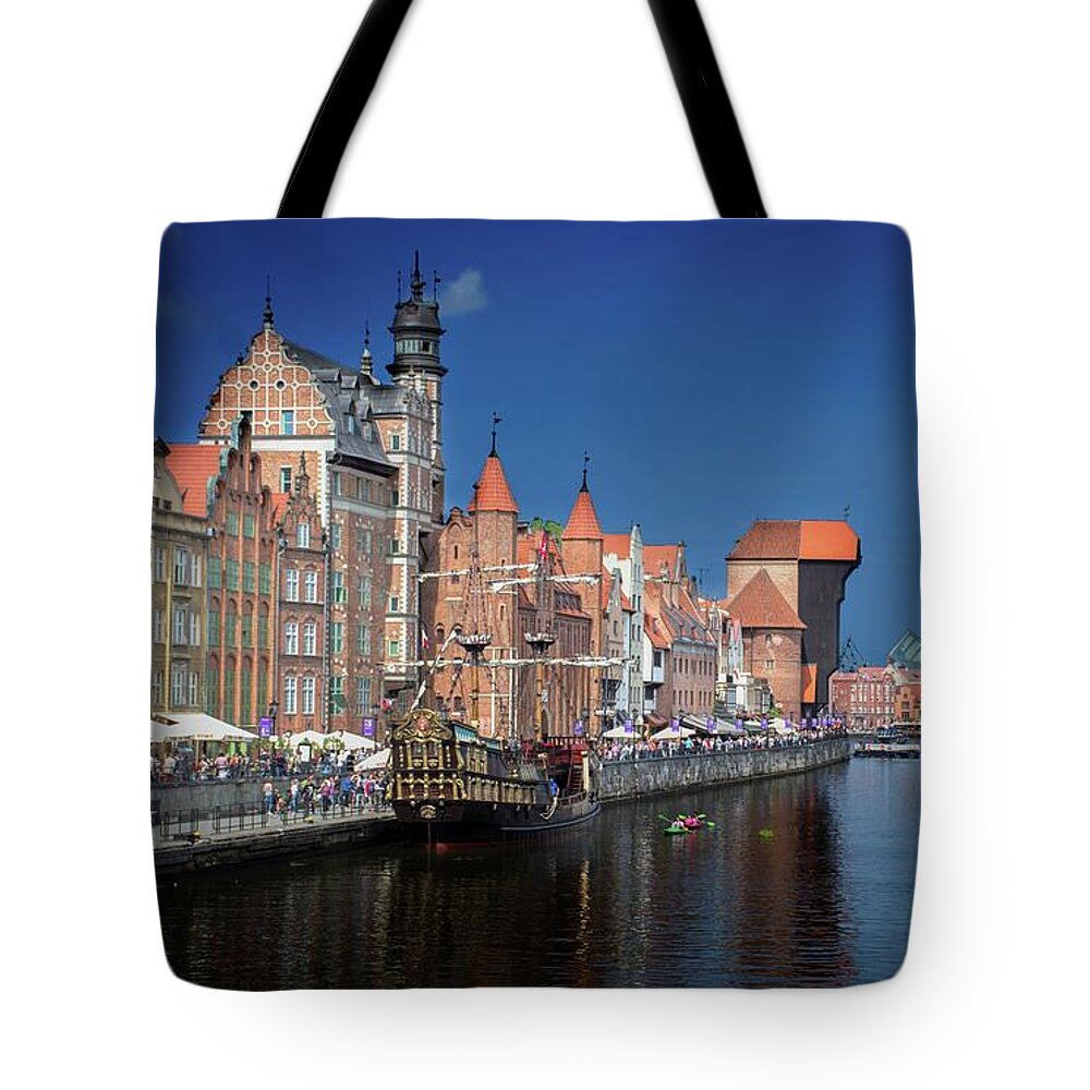 Gdansk Tote Bag featuring the photograph A Day in Gdansk by Robert Grac