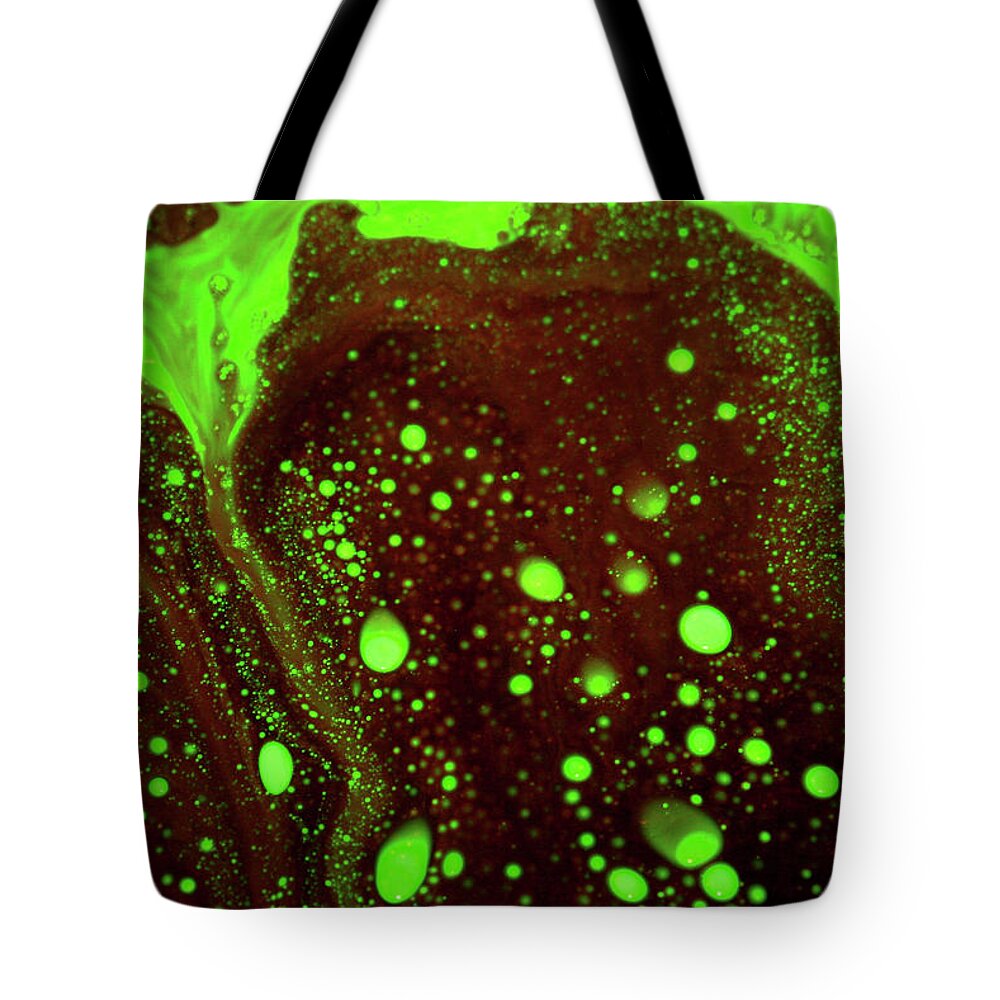 Abstract Tote Bag featuring the photograph A Fine Mess by Ric Bascobert
