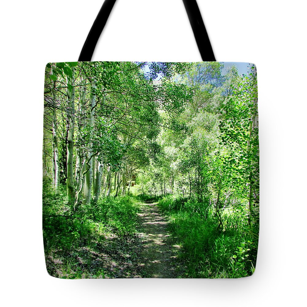 Nature Tote Bag featuring the photograph A Green Dream by Marilyn Diaz