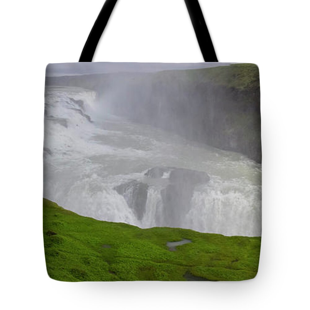 Ef24-105mm F/3.5-5.6 Is Stm Tote Bag featuring the photograph Gullfoss waterfall #1 by Agnes Caruso
