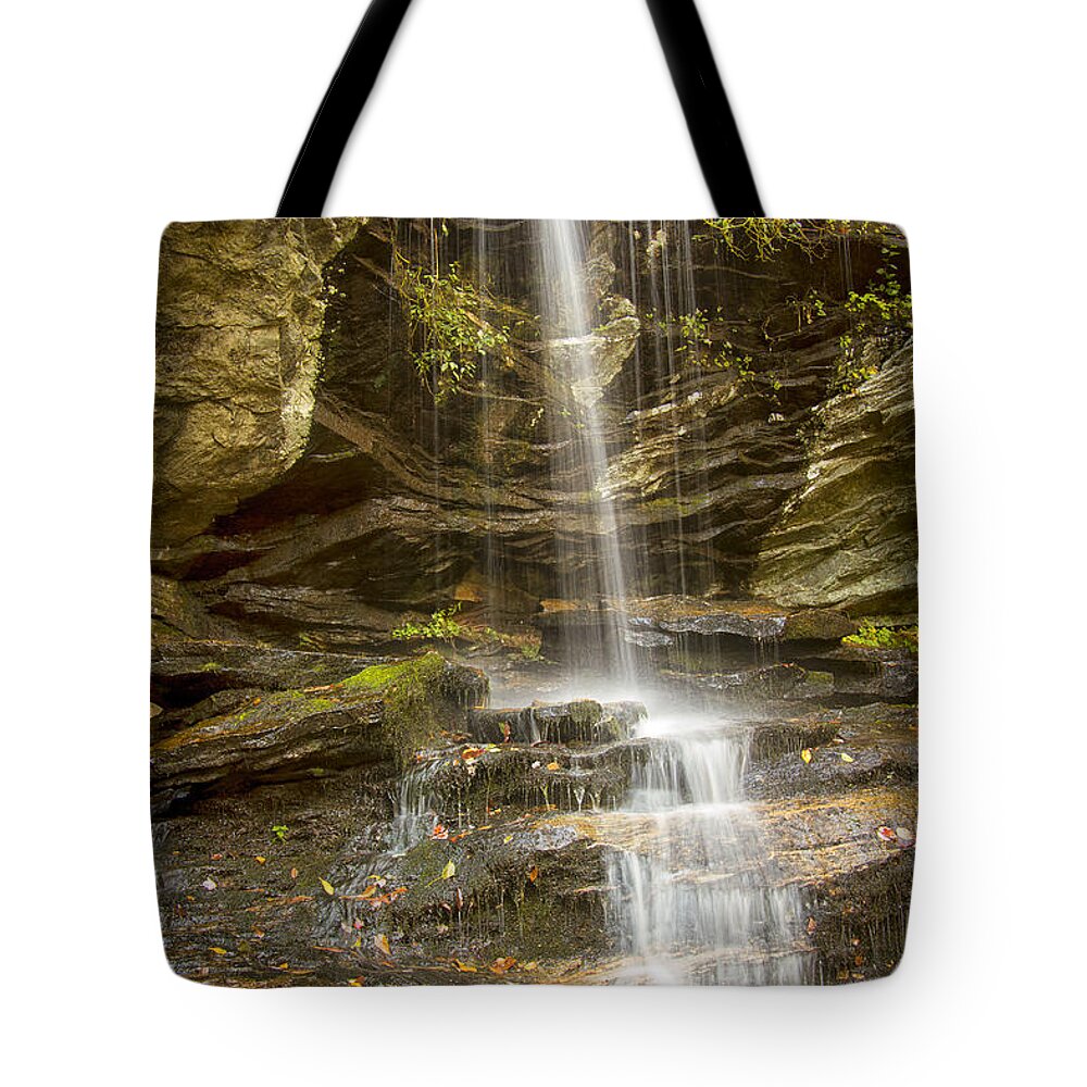 Window Falls Tote Bag featuring the photograph A Look at Window Falls by Bob Decker