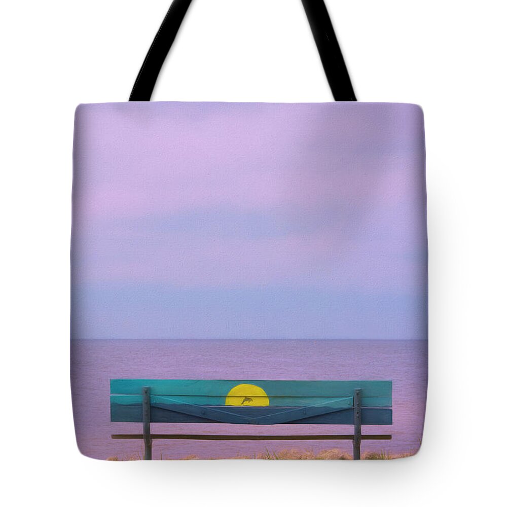 Sea Tote Bag featuring the photograph A New Day by Mitch Spence