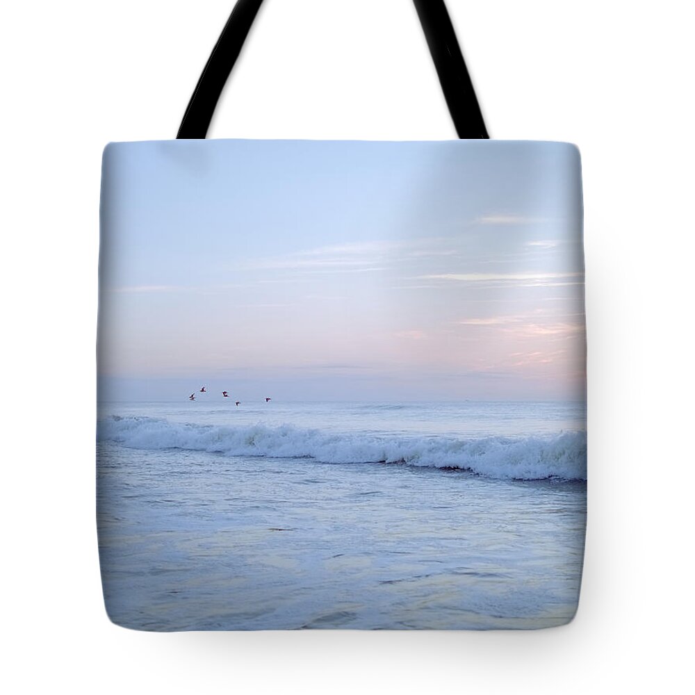Ocean Tote Bag featuring the photograph A Seaside View by Rachel Morrison