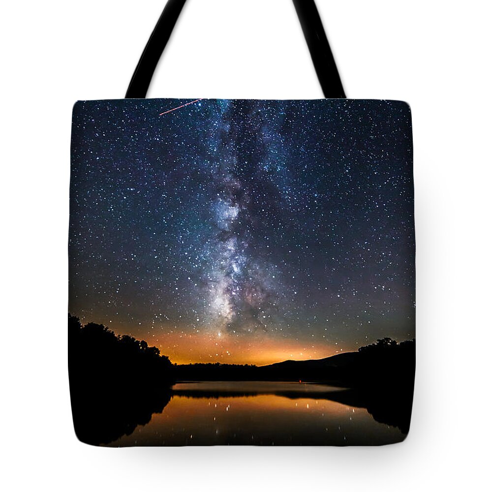 Shooting Star Tote Bag featuring the photograph A Shooting Star by Robert Loe
