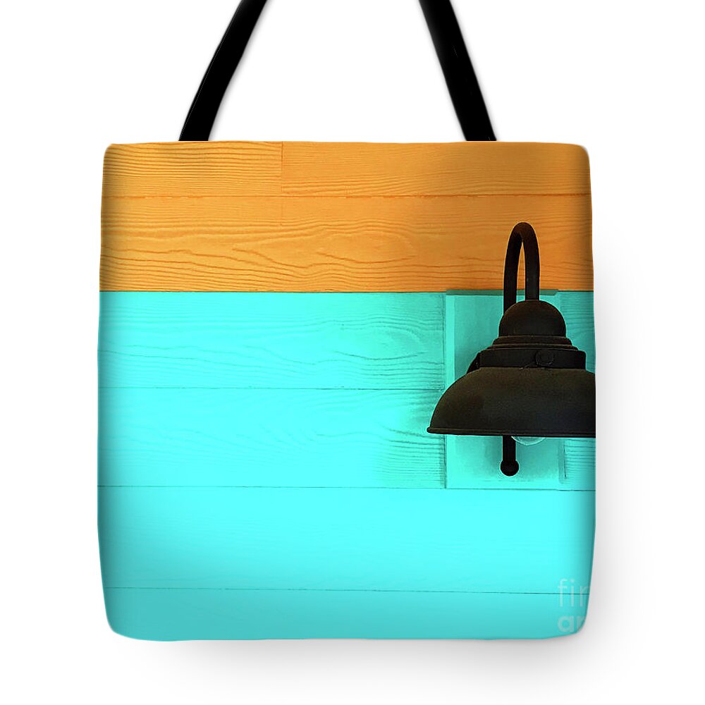 Abstract Tote Bag featuring the photograph A Solitary Light by Rick Locke - Out of the Corner of My Eye