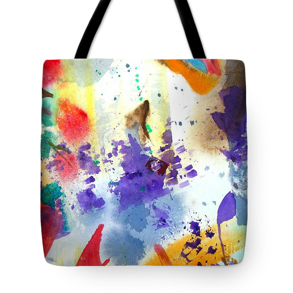  Tote Bag featuring the painting A Space Odyssey by Patsy Walton