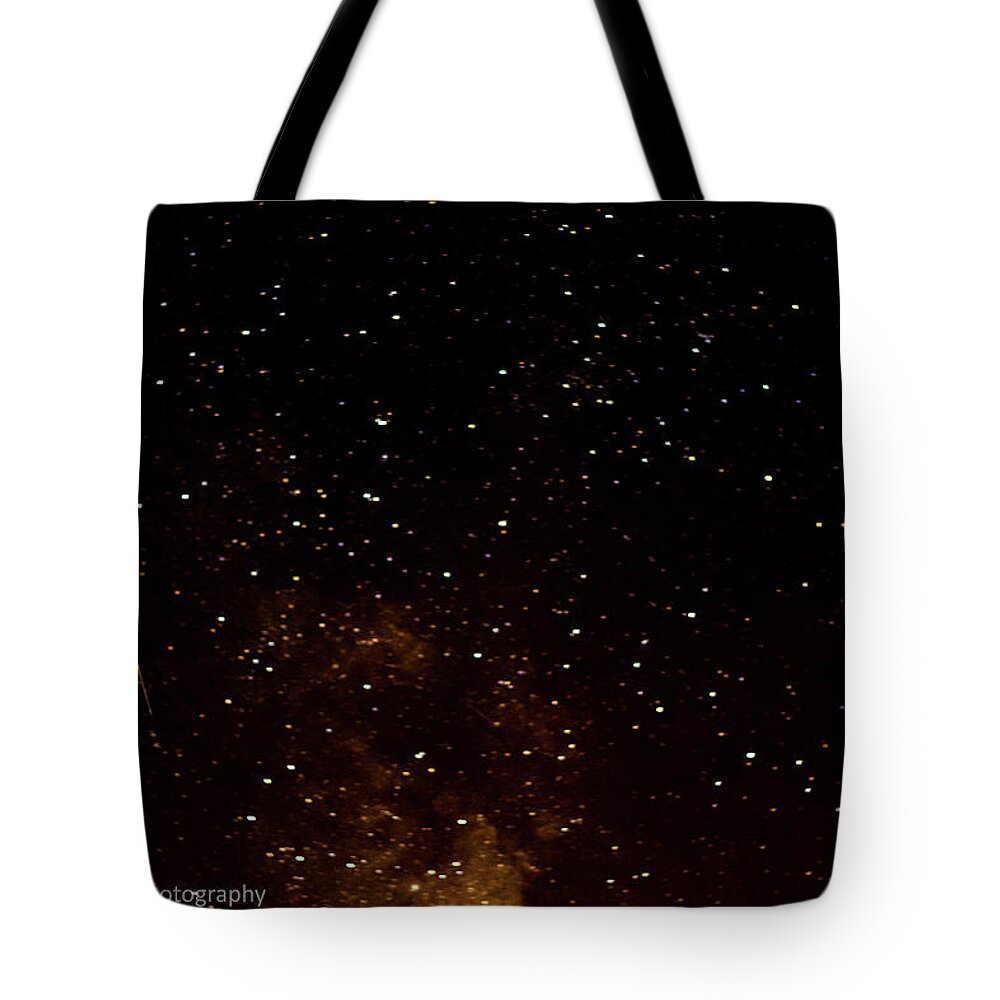 Dark Tote Bag featuring the photograph A star is fallen by Rainer Kersten