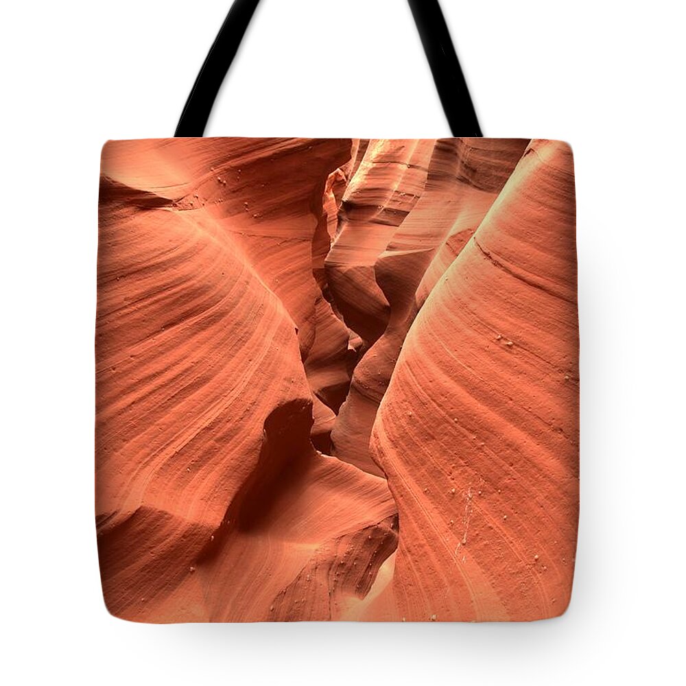 Waterholes Tote Bag featuring the photograph A Tight Fit by Adam Jewell