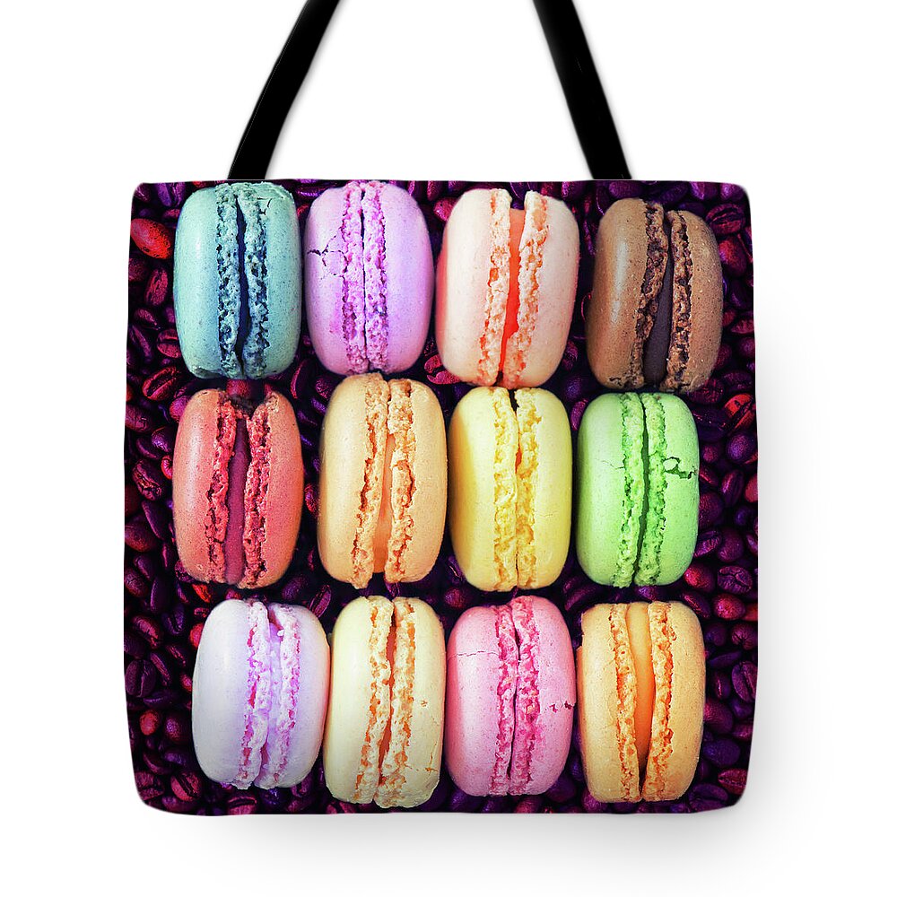 Macaroon Tote Bag featuring the photograph A Tout Prix by Iryna Goodall