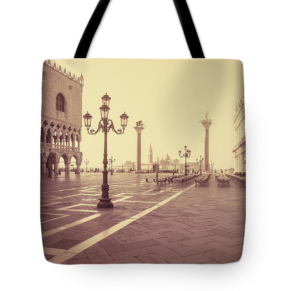 Venice Tote Bag featuring the photograph A Venice Morning by David Lichtneker