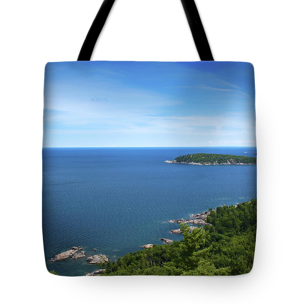 Tote Bag featuring the photograph A View from Sugarloaf Mountain by Dan Hefle