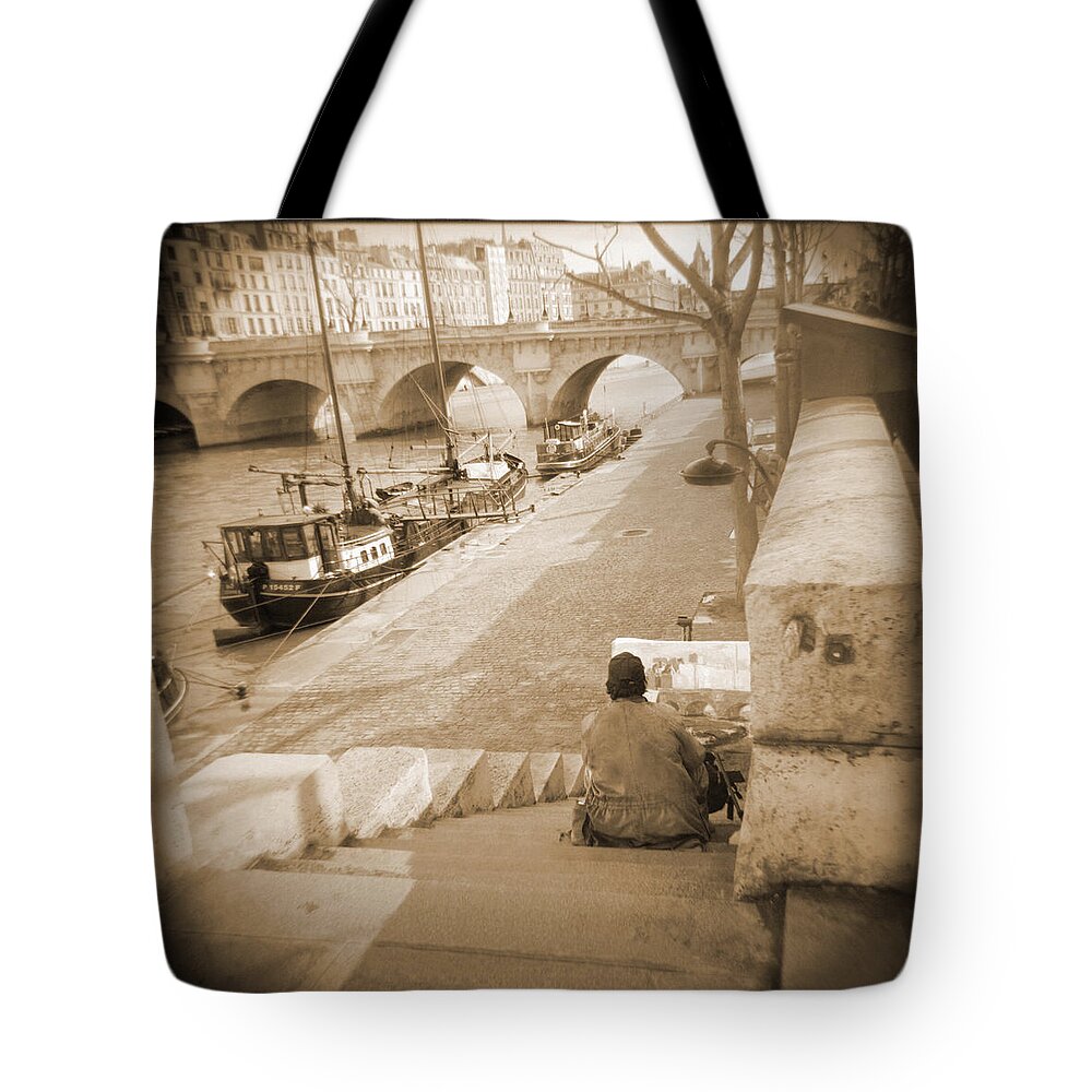 Paris Tote Bag featuring the photograph A Walk Through Paris 1 by Mike McGlothlen