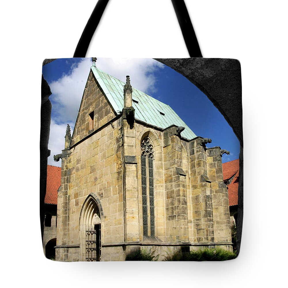 Architecture Tote Bag featuring the photograph A Window Through Time by Frederic A Reinecke