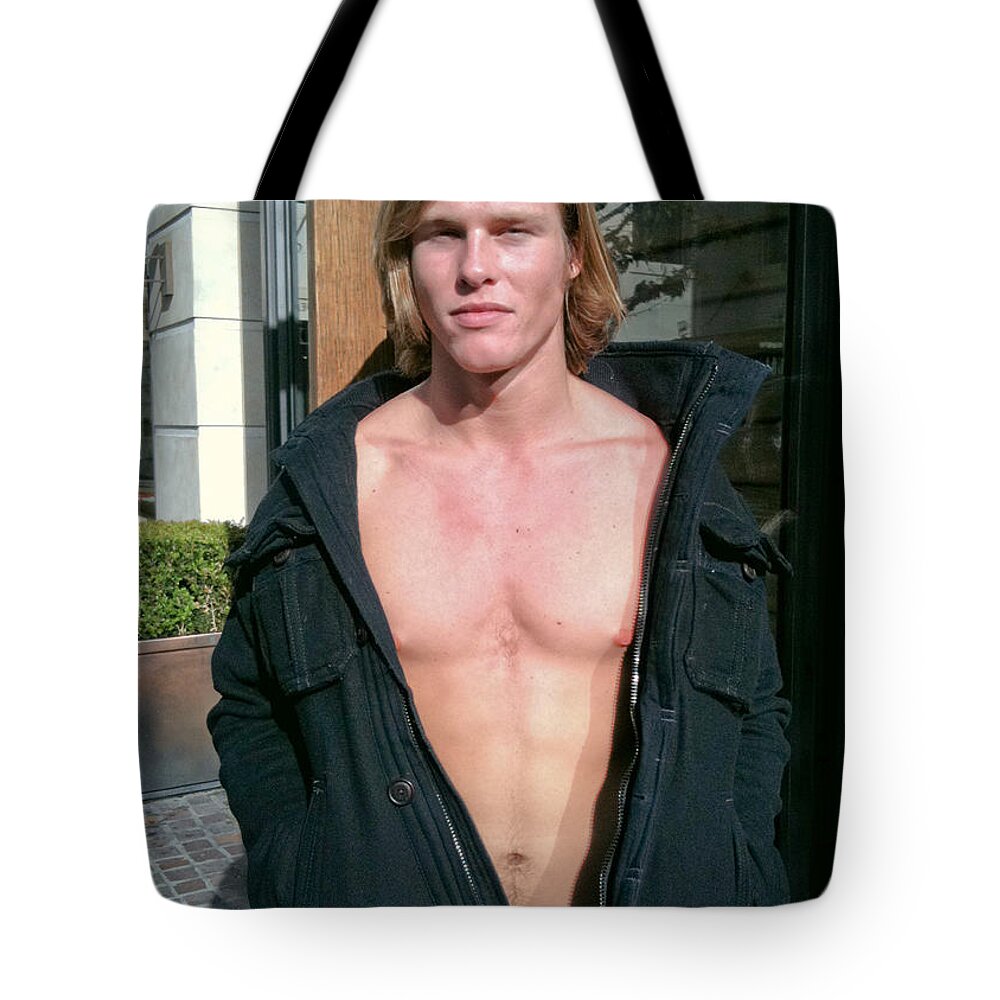 Model Tote Bag featuring the photograph Abachrombie model by Matthew Bamberg