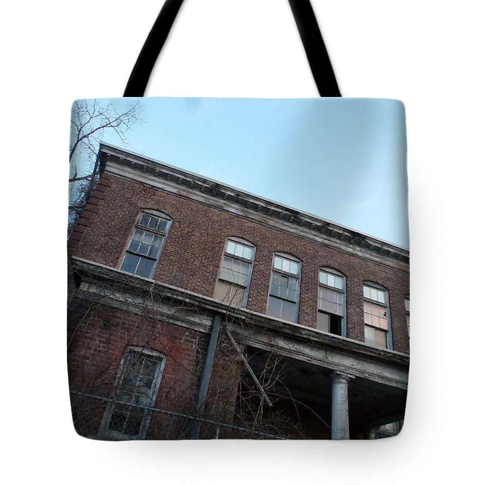  Tote Bag featuring the photograph Abandoned 1800's School by Stephanie Piaquadio