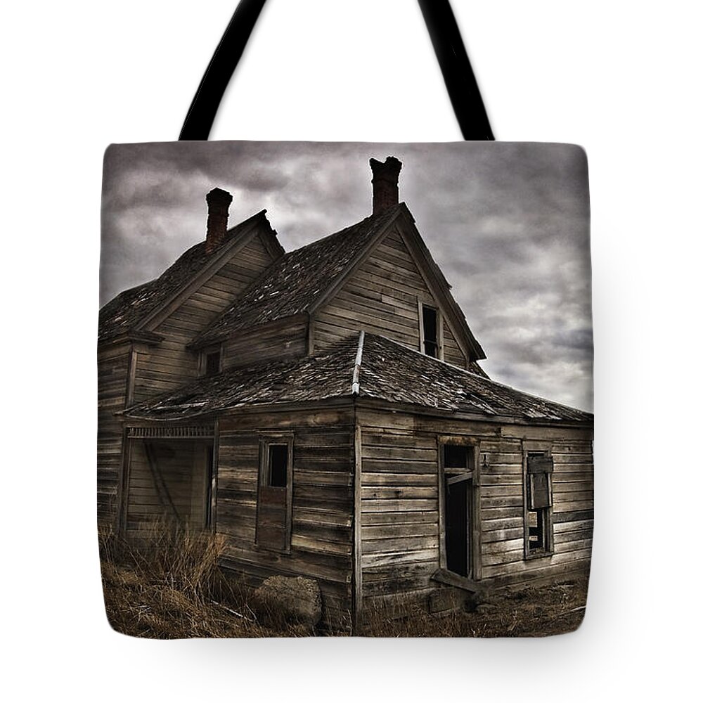 Homestead Tote Bag featuring the photograph Abandoned by John Christopher