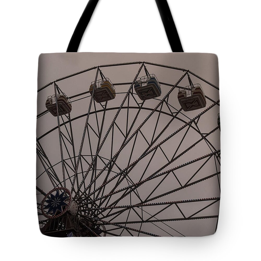 Carnival Tote Bag featuring the photograph Abandoned Joy by Nicole Lloyd