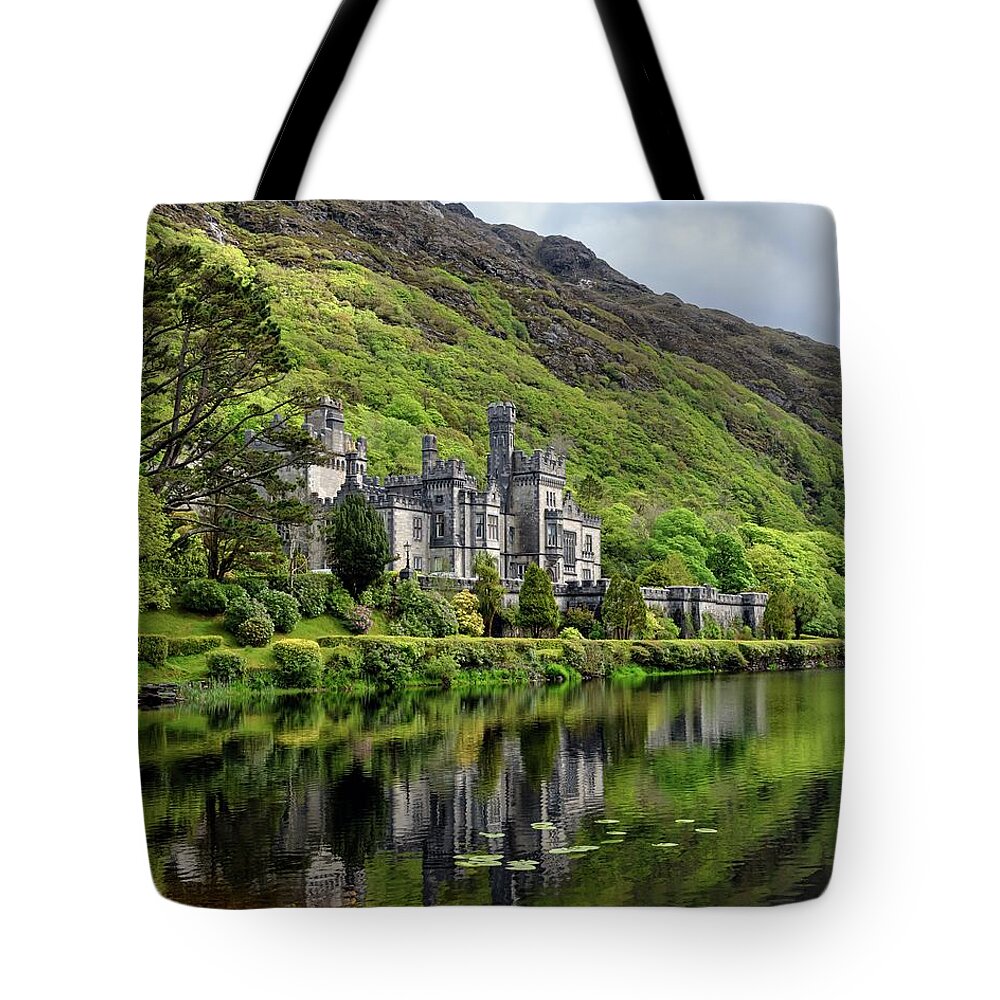 2016 Tote Bag featuring the photograph Abbey by the Lake by Chris Buff