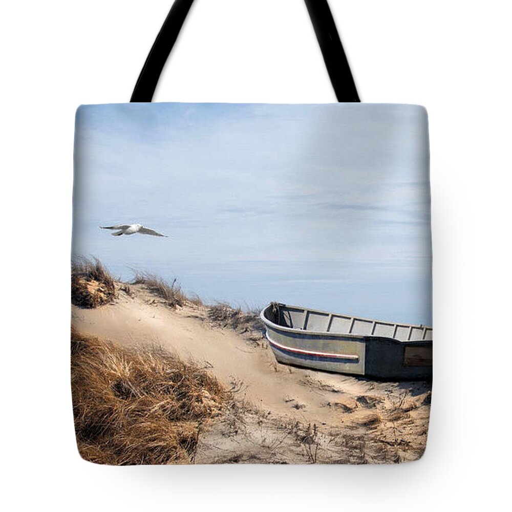 Boat Tote Bag featuring the photograph Above Sea Level by Robin-Lee Vieira