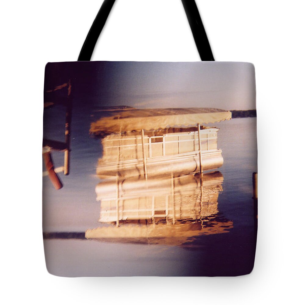  Tote Bag featuring the photograph Abstract 1 blacks Browns and Blues by David Frederick