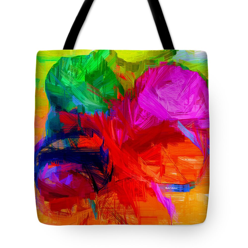  Tote Bag featuring the digital art Abstract 23 by Rafael Salazar