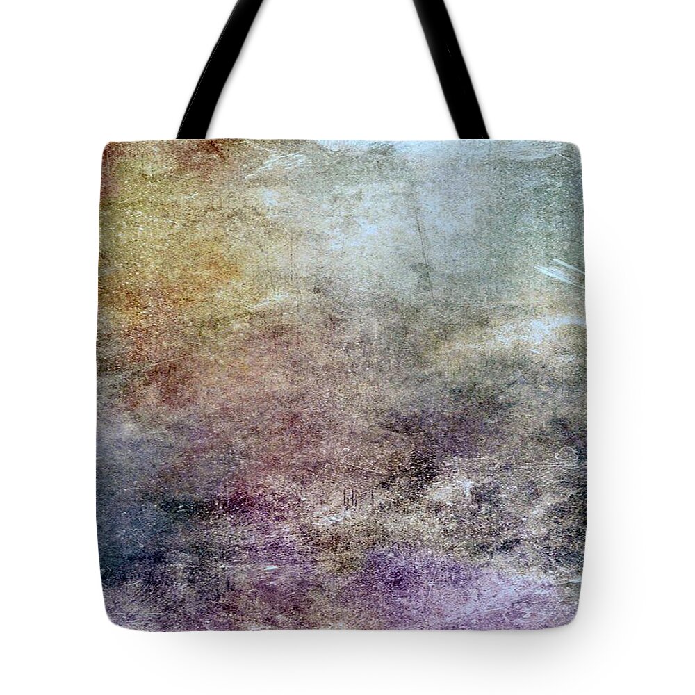Abstract Tote Bag featuring the painting Abstract 47 by Marian Lonzetta