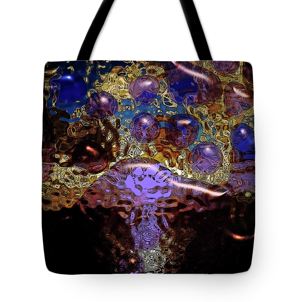 Abstract Tote Bag featuring the digital art Abstract 798 by Gerlinde Keating